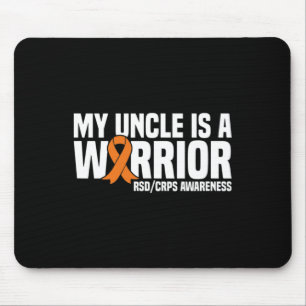 Mein Onkel ist ein Krieger Orange Ribbon Rsdcrps A Mousepad