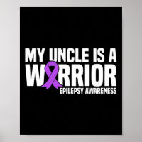 Mein Onkel ist eine Lila Ribbon Epilepsy Aware