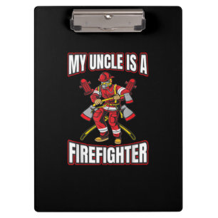 Mein Onkel ist Feuerwehrmann Klemmbrett