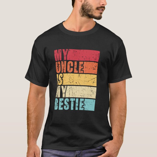 Mein Onkel ist mein Bestie Nephew Niece T-Shirt (Vorderseite)
