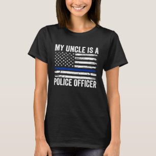 Mein Onkel ist Polizeibeamter Niece Nephew Police T-Shirt