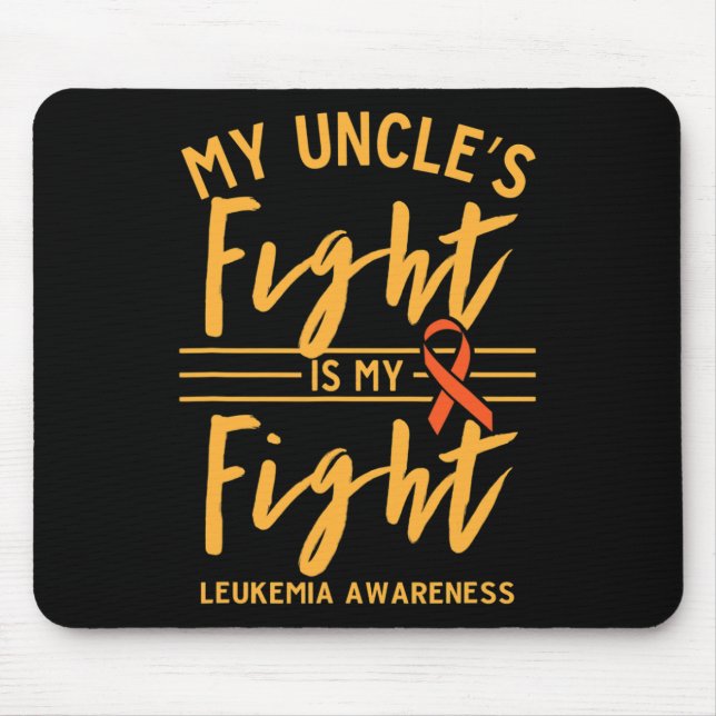 Mein Onkel kämpft gegen Leukämie Mousepad (Vorne)