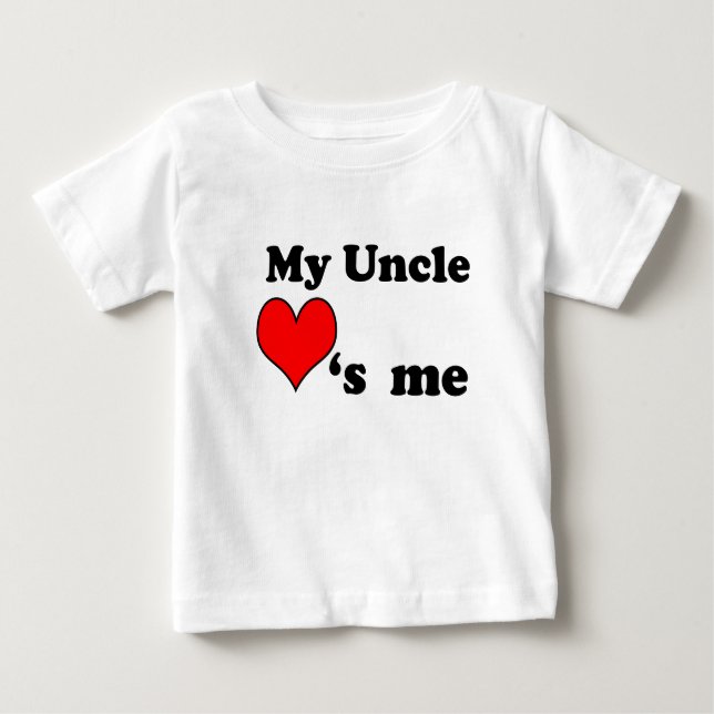 Mein Onkel Liebe mir Baby T-shirt (Vorderseite)