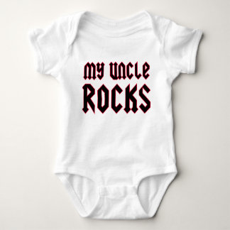 Mein Onkel Rocks Baby Strampler