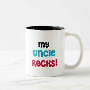 Mein Onkel Rocks T-shirts und Geschenke Zweifarbige Tasse