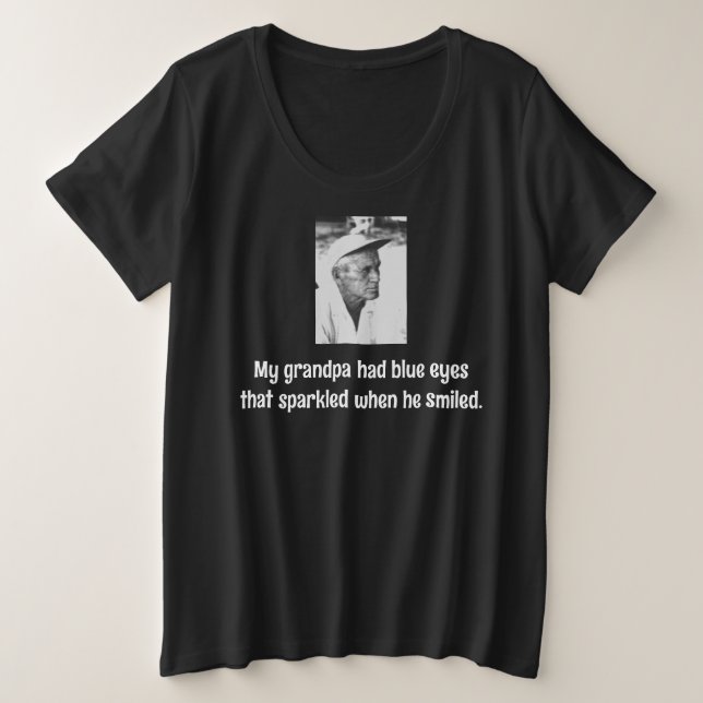 Mein Opa Große Größe T-Shirt (Design vorne)