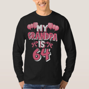 Mein Opa ist 64 Jahre alt Grampa 64. Geburtstag T-Shirt