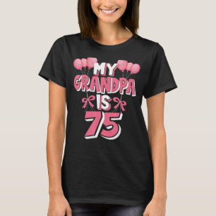 Mein Opa ist 75 Jahre alt Grampa 75. Geburtstag T-Shirt