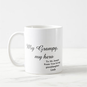 Mein Opa mein Held Kaffeetasse
