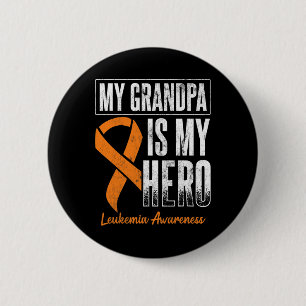 Mein Opa meine Heldenleukämie Krebs Leukämie Aware Button