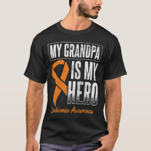 Mein Opa meine Heldenleukämie Krebs Leukämie Aware T-Shirt