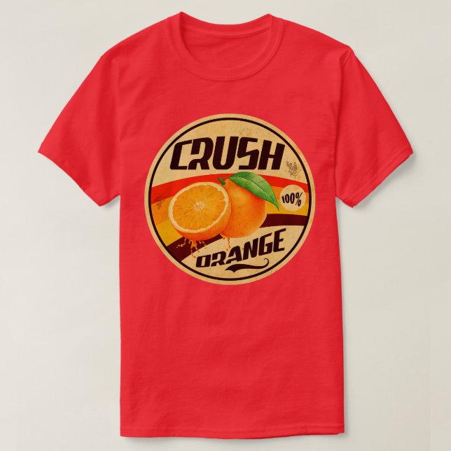 Mein Orange Crush T-Shirt (Design vorne)