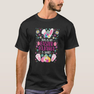 Mein Osterpajama Kostüm Bunny Ears Rabbit Paws Eu T-Shirt