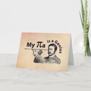 Mein Pa ist ein Genie Karte