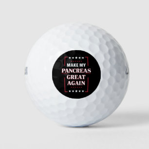 Mein Pankreas wieder groß machen Diabetes-Bewussts Golfball