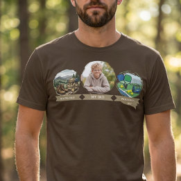 Mein Papa Foto Wandernder Papa Pickleball Papa T-Shirt