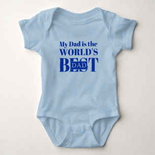 Mein Papa ist der beste Papa der Welt Baby Strampler