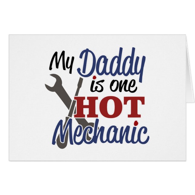 Mein Papa ist ein heißer Mechaniker (Vorderseite (Horizontal))