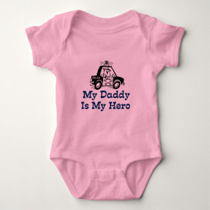 Mein Papa ist mein Held Baby Strampler