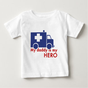 Mein Papa ist mein Held Baby T-shirt