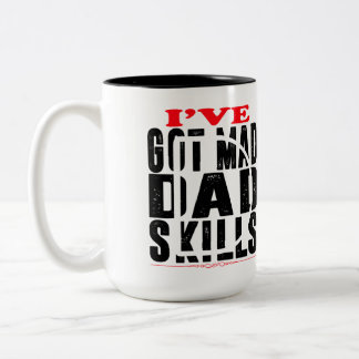 Mein Papa ist mein Superheld Comic-Stil-Kaffeetass Zweifarbige Tasse