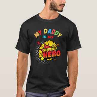 Mein Papa ist mein Superheld T-Shirt