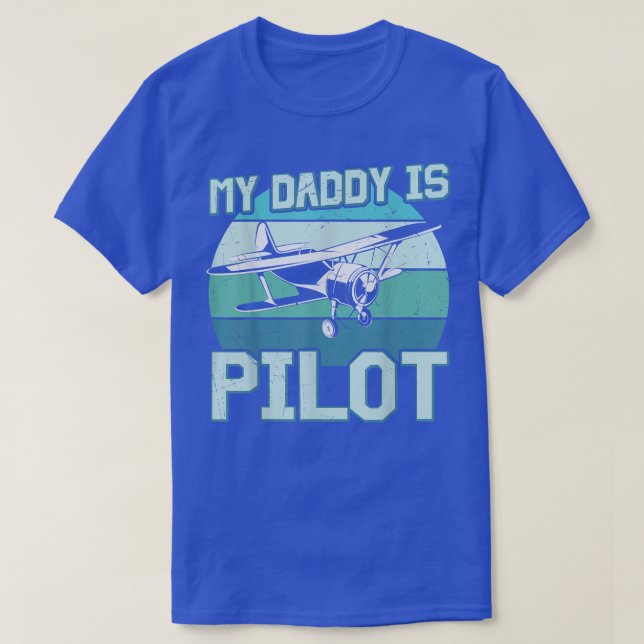 Mein Papa ist Pilot T-Shirt (Design vorne)