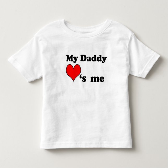 Mein Papa Liebe mich Kleinkind T-shirt (Vorderseite)