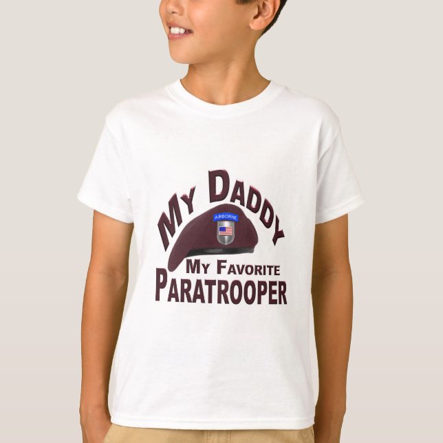 Mein Papa, mein Lieblings-Paratrooper-Tee-Shirt! T-Shirt (Vorderseite)