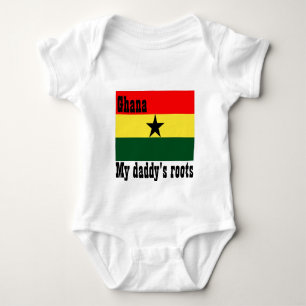 Mein Papa-Wurzel-Ghana-Baby Baby Strampler