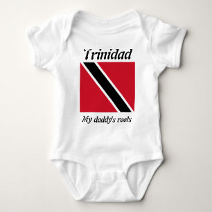 Mein Papa wurzelt trinidad-Kinder-T - Shirt
