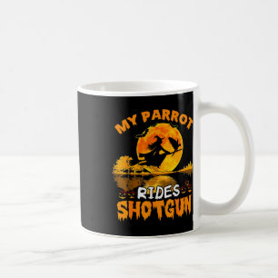 Mein Papagei fährt Shotgun Hexe Fly Broomstick T H Kaffeetasse