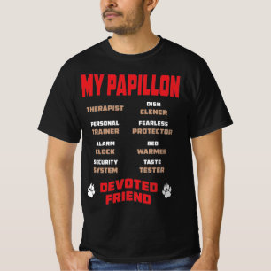 Mein Papillon Dog gewidmete Freundschaftsgeschenk T-Shirt