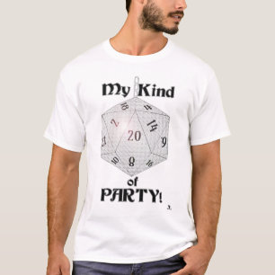 Mein Party-Spaß-Würfel-Design T-Shirt