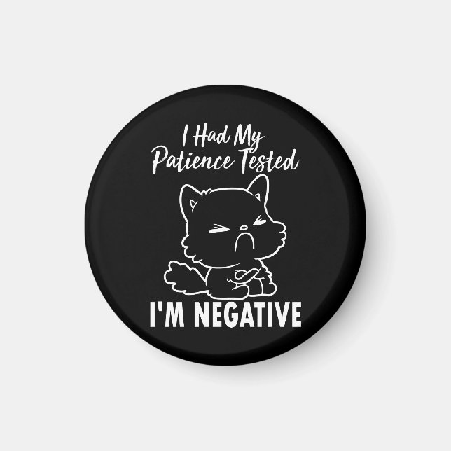 Mein Patient hat getestet, dass ich eine negative, Magnet (Vorne)