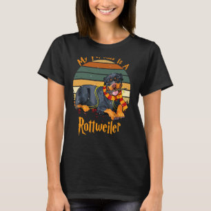 Mein Patr0nu5 ist ein Rottweiler Hund Weihnachts P T-Shirt