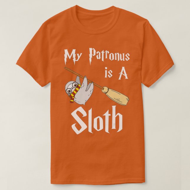 Mein Patronat ist ein Faultier, der gerne Geschenk T-Shirt (Design vorne)