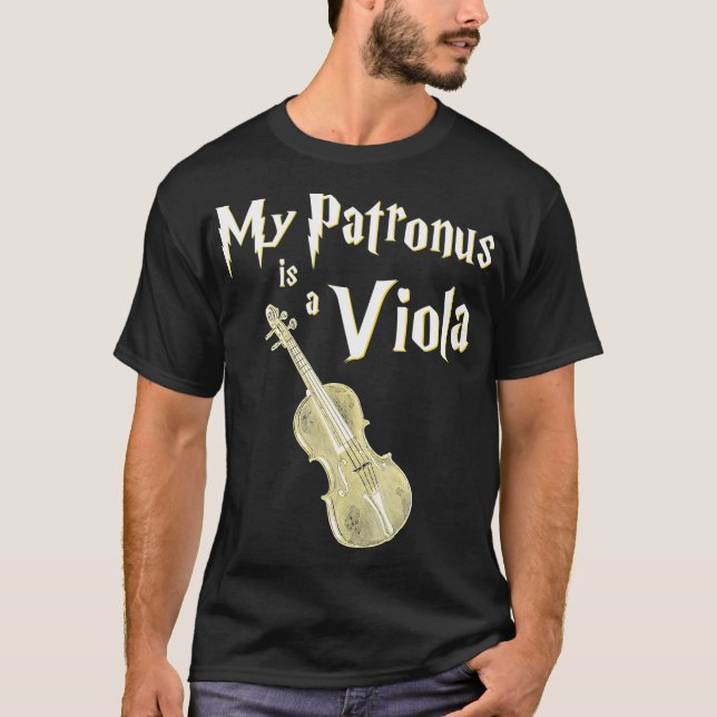 Mein Patronat ist ein Viola Fun einzigartiger Viol T-Shirt (Vorderseite)