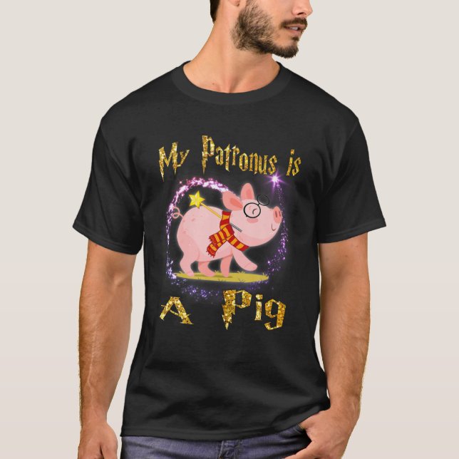 Mein Patronus ist ein magisches Geschenk für Schwe T-Shirt (Vorderseite)