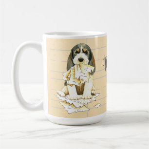 Mein PBGV hat meine Hausaufgaben aufgegriffen Kaffeetasse
