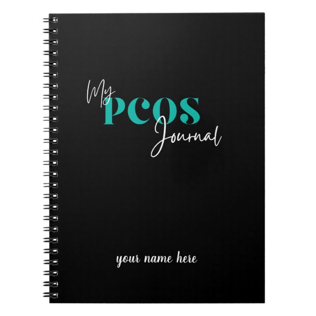 Mein PCOS Journal - Polyzystisches Ovarialsyndrom Notizblock (Vorderseite)