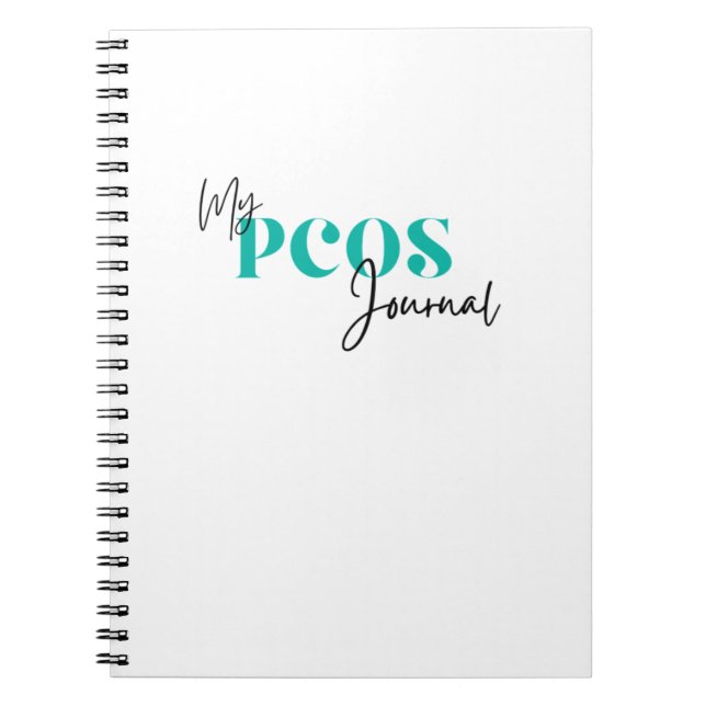Mein PCOS Journal Polyzystisches Ovarialsyndrom Notizblock (Vorderseite)