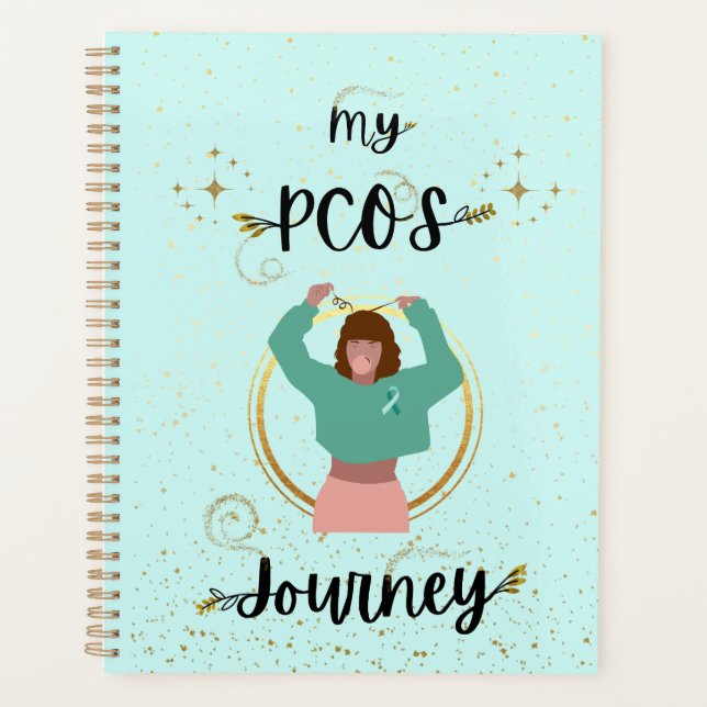 Mein PCOS Journey Polyzystisches Ovarialsyndrom Aq Planer (Vorderseite)