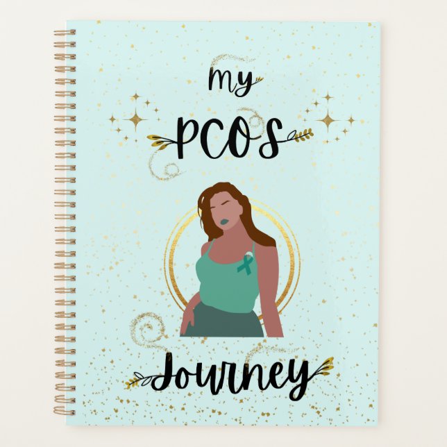 Mein PCOS Journey Polyzystisches Ovarialsyndrom Aq Planer (Vorderseite)