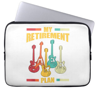 Mein Pensionsplan Electric Gitarre Musical String Laptopschutzhülle