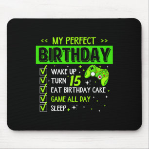 Mein perfekter Geburtstag Level Up 15. Geburtstag Mousepad