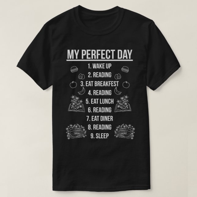 Mein perfekter Tag 1 T-Shirt (Design vorne)