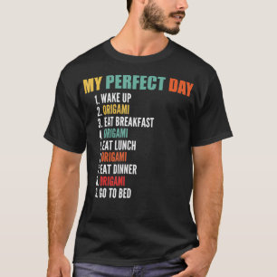 Mein perfekter Tag Funny Origami T-Shirt
