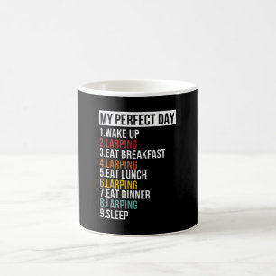 Mein perfekter Tag Larping Geek RPG-Nerd Kaffeetasse