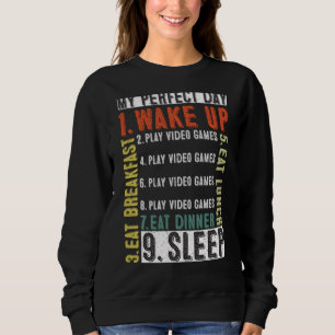 Mein perfekter Tag mit Videospielen für Cooles Spi Sweatshirt